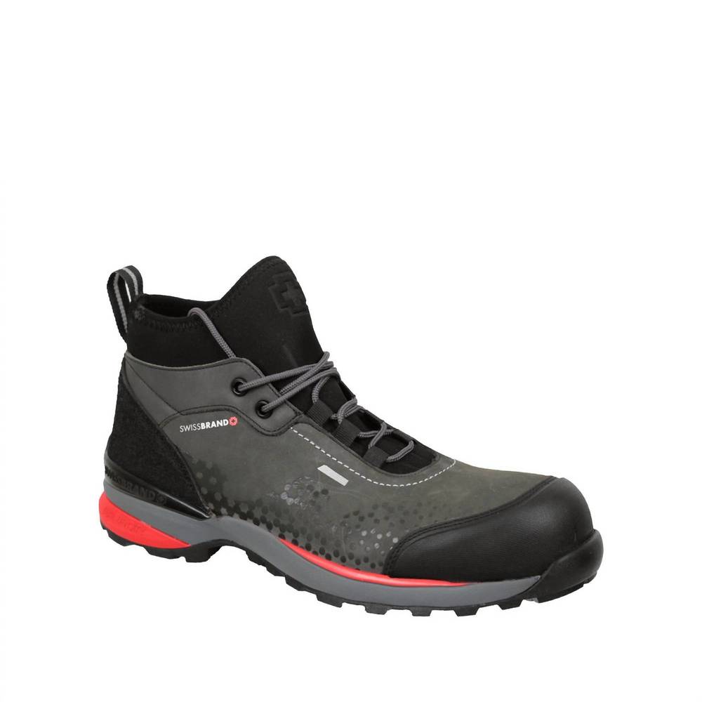 NEW SWISSBRAND men's work boots in grey